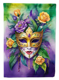 Mask Mardi Gras Garden Flag Mailbox Decorative Yard Banner Outside Patio Artwork for Flower Beds, Garden Size, Multicolor