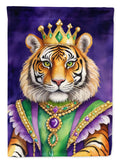 Tiger the King of Mardi Gras Garden Flag Mailbox Decorative Yard Banner Outside Patio Artwork for Flower Beds, Garden Size, Multicolor