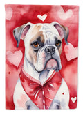 Boxer My Valentine Garden Flag Mailbox Decorative Yard Banner Outside Patio Artwork for Flower Beds, Garden Size, Multicolor