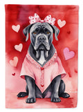 Cane Corso My Valentine Garden Flag Mailbox Decorative Yard Banner Outside Patio Artwork for Flower Beds, Garden Size, Multicolor