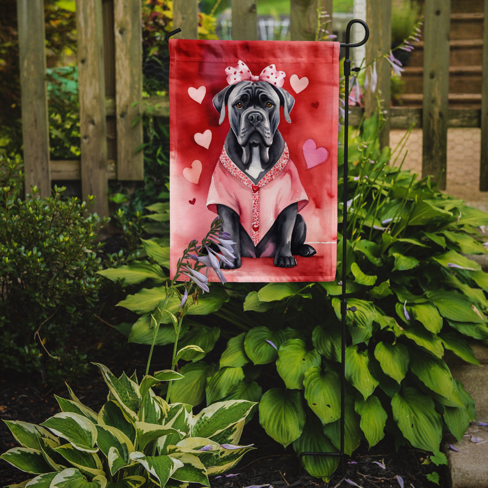 Cane Corso My Valentine Garden Flag Mailbox Decorative Yard Banner Outside Patio Artwork for Flower Beds, Garden Size, Multicolor