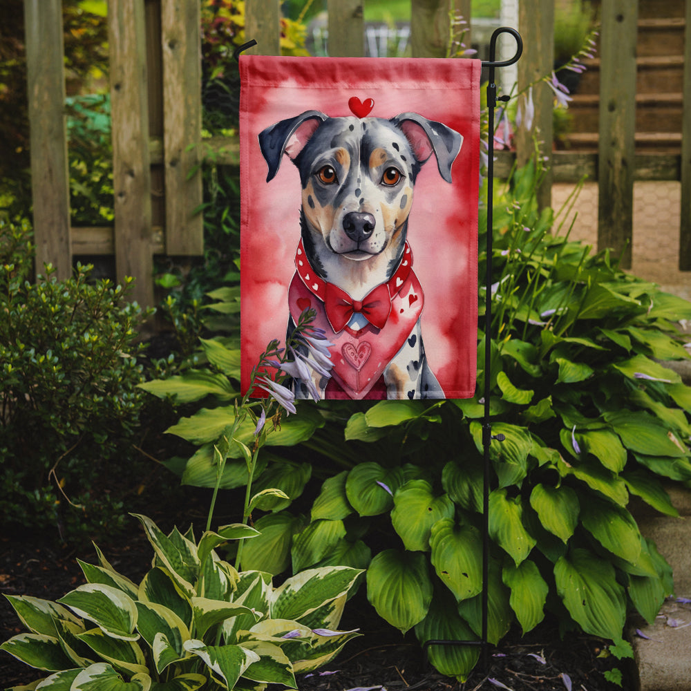 Catahoula My Valentine Garden Flag Mailbox Decorative Yard Banner Outside Patio Artwork for Flower Beds, Garden Size, Multicolor