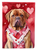 Dogue de Bordeaux My Valentine Garden Flag Mailbox Decorative Yard Banner Outside Patio Artwork for Flower Beds, Garden Size, Multicolor