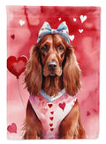 Irish Setter My Valentine Garden Flag Mailbox Decorative Yard Banner Outside Patio Artwork for Flower Beds, Garden Size, Multicolor