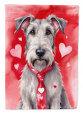 Irish Wolfhound My Valentine Garden Flag Mailbox Decorative Yard Banner Outside Patio Artwork for Flower Beds, Garden Size, Multicolor