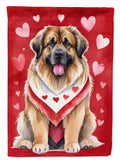 Leonberger My Valentine Garden Flag Mailbox Decorative Yard Banner Outside Patio Artwork for Flower Beds, Garden Size, Multicolor