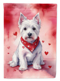 Westie My Valentine Garden Flag Mailbox Decorative Yard Banner Outside Patio Artwork for Flower Beds, Garden Size, Multicolor