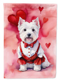 Westie My Valentine Garden Flag Mailbox Decorative Yard Banner Outside Patio Artwork for Flower Beds, Garden Size, Multicolor