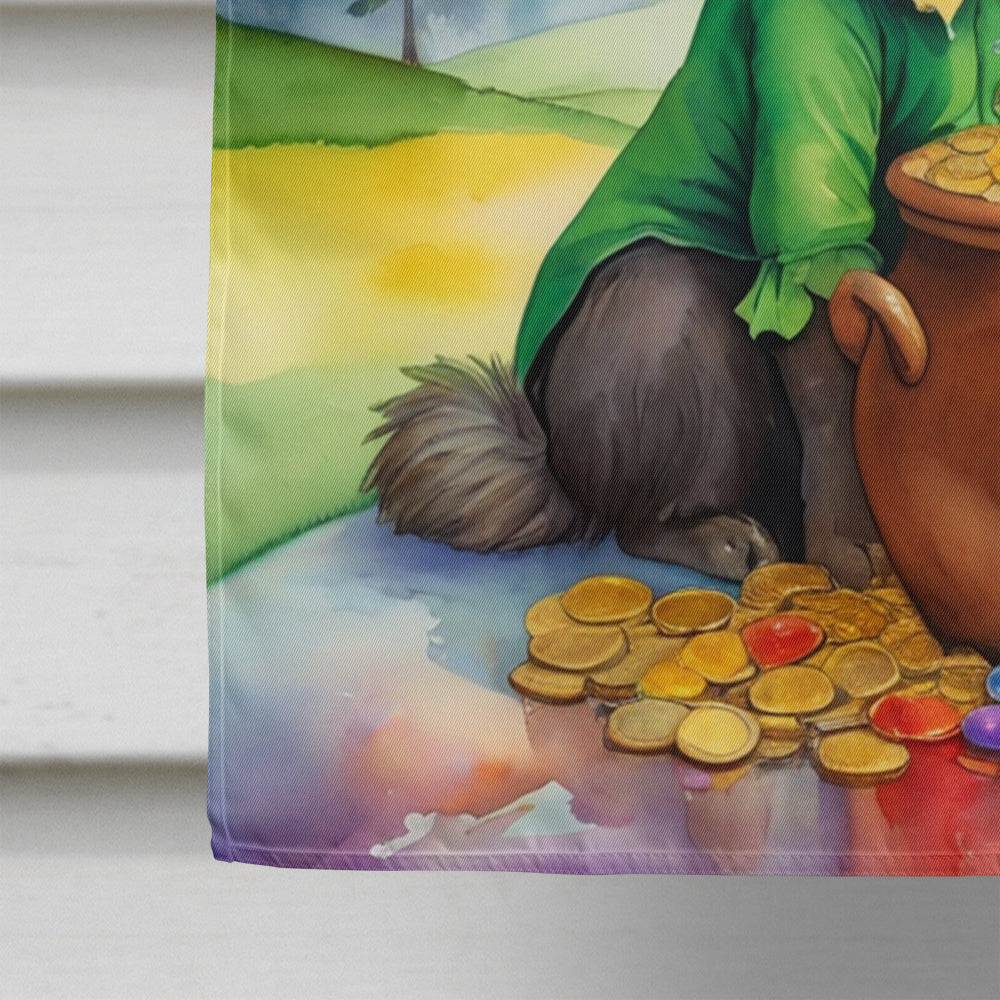 Belgian Tervuren St Patrick's Day House Flag 28x40 Porch Sleeve Pole Decorative Outside Yard Banner Artwork Wall Hanging, Polyester