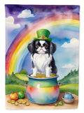 Japanese Chin St Patrick's Day Garden Flag Mailbox Decorative Yard Banner Outside Patio Artwork for Flower Beds, Garden Size, Multicolor