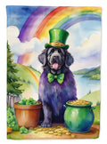 Newfoundland St Patrick's Day Garden Flag Mailbox Decorative Yard Banner Outside Patio Artwork for Flower Beds, Garden Size, Multicolor