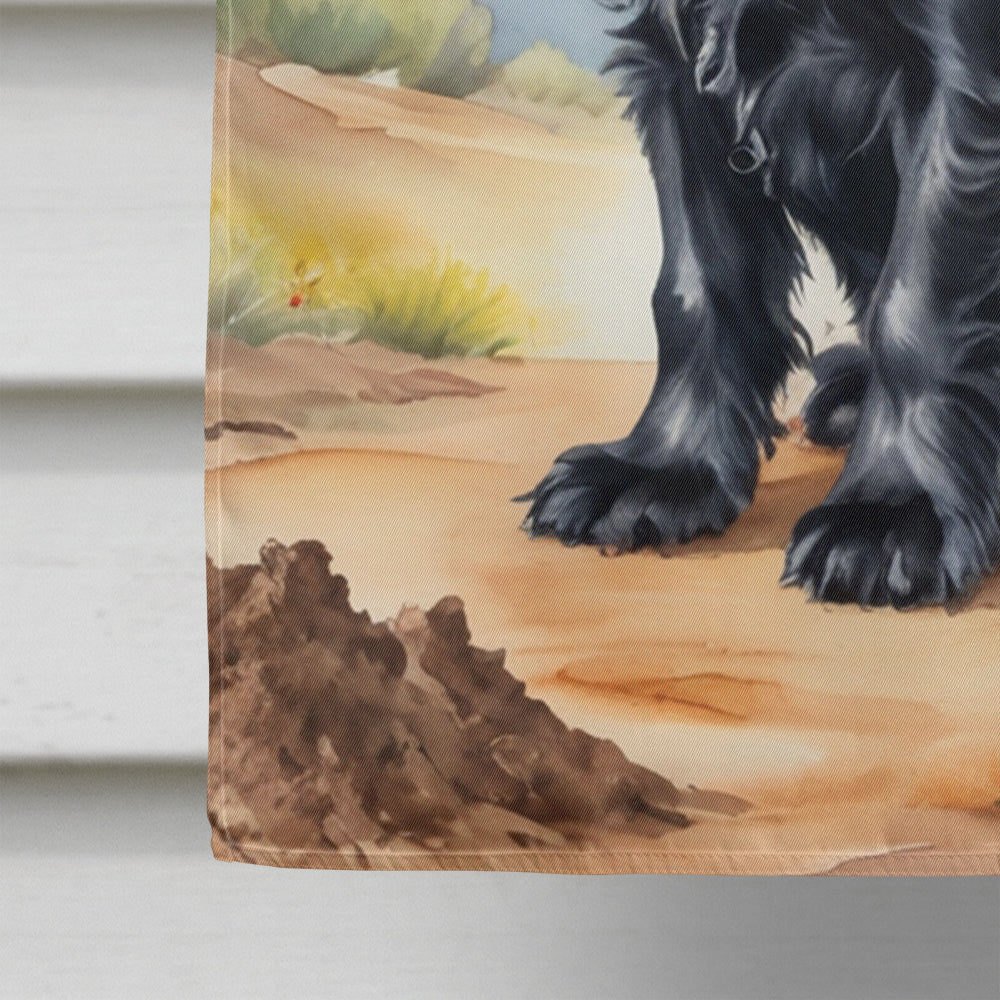 Cocker Spaniel Cowboy Welcome House Flag 28x40 Porch Sleeve Pole Decorative Outside Yard Banner Artwork Wall Hanging, Polyester