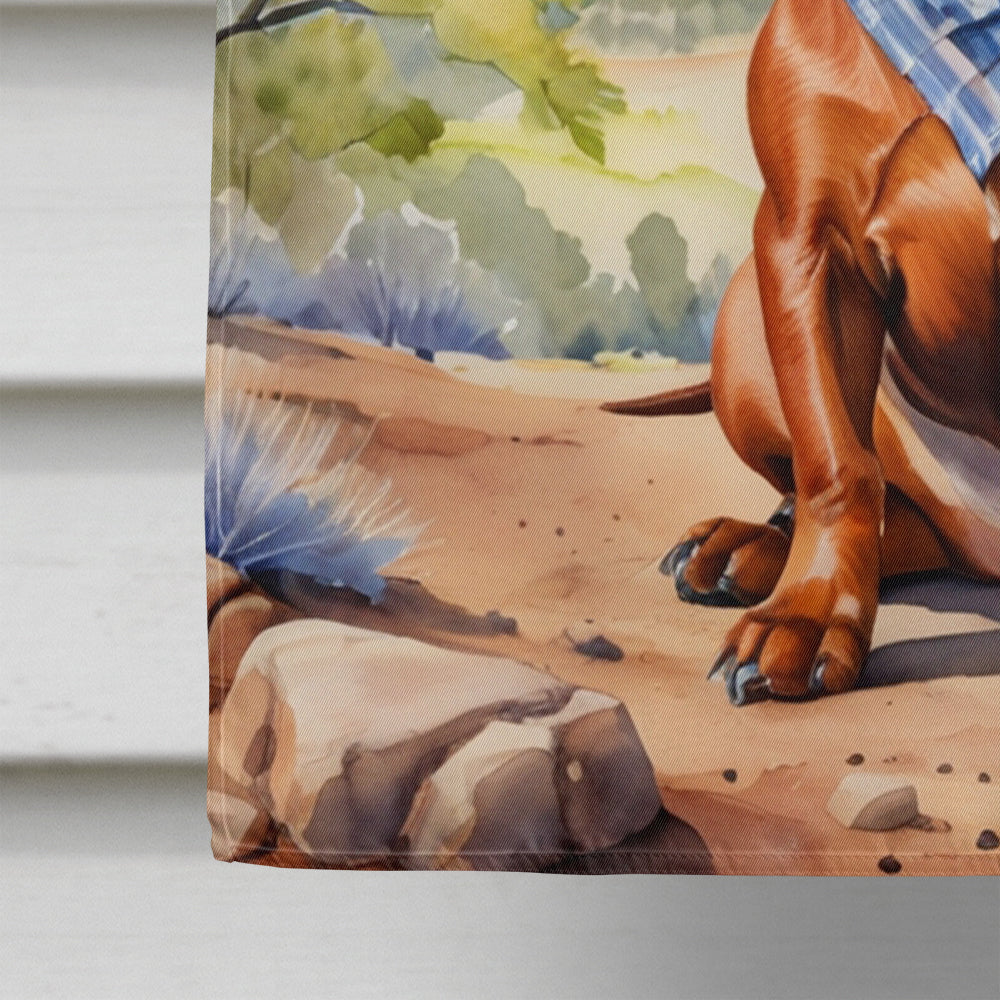 Dachshund Cowboy Welcome House Flag 28x40 Porch Sleeve Pole Decorative Outside Yard Banner Artwork Wall Hanging, Polyester