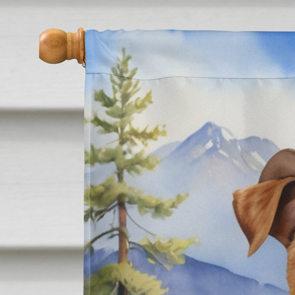 Lakeland Terrier Cowboy Welcome House Flag 28x40 Porch Sleeve Pole Decorative Outside Yard Banner Artwork Wall Hanging, Polyester