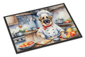 Anatolian Shepherd The Chef Doormat Indoor Outdoor 24H X 36W Front Door Mat Rugs for Entryway, Non Slip Washable Low Pile,