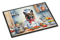 Belgian Tervuren The Chef Doormat Indoor Outdoor 18H X 27W Front Door Mat Rugs for Entryway, Non Slip Washable