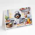 Bernedoodle The Chef Greeting Cards Pack of 8 Blank Cards with Envelopes Whimsical A7 Size 5x7