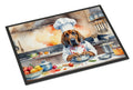 Bloodhound The Chef Doormat Indoor Outdoor 18H X 27W Front Door Mat Rugs for Entryway, Non Slip Washable