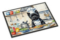 Cairn Terrier The Chef Doormat Indoor Outdoor 18H X 27W Front Door Mat Rugs for Entryway, Non Slip Washable