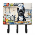 Cairn Terrier The Chef Leash or Key Holder Wall Hooks, Coat Rack Wall Mount, for Hanging Keys, Towels, Aprons, Leashes