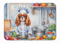 Cavalier Spaniel The Chef Memory Foam Kitchen Mat Machine Washable Anti-Fatigue Cushion Comfort Bath or Kitchen Rug