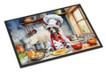 Chinese Crested The Chef Doormat Indoor Outdoor 24H X 36W Front Door Mat Rugs for Entryway, Non Slip Washable Low Pile,