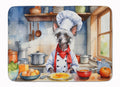 Chinese Crested The Chef Memory Foam Kitchen Mat Machine Washable Anti-Fatigue Cushion Comfort Bath or Kitchen Rug