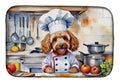 Cockapoo The Chef Dish Drying Mat Absorbent Dish Drying Mat Pad for Kitchen Counter Dish Drainer Mat for Countertop, 14 x 21", Multicolor