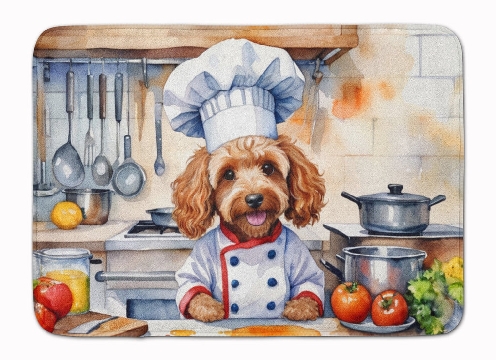 Cockapoo The Chef Memory Foam Kitchen Mat Machine Washable Anti-Fatigue Cushion Comfort Bath or Kitchen Rug