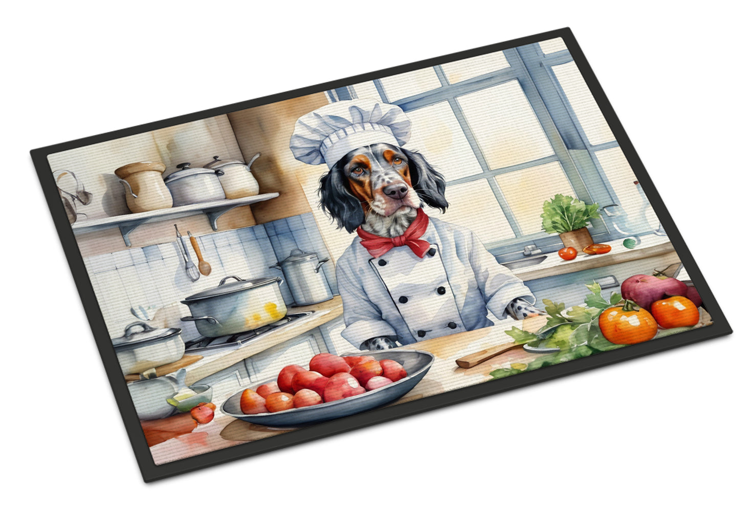 English Setter The Chef Doormat Indoor Outdoor 18H X 27W Front Door Mat Rugs for Entryway, Non Slip Washable