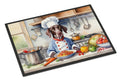 German Shorthaired Pointer The Chef Doormat Indoor Outdoor 18H X 27W Front Door Mat Rugs for Entryway, Non Slip Washable