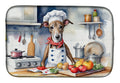 Greyhound The Chef Dish Drying Mat Absorbent Dish Drying Mat Pad for Kitchen Counter Dish Drainer Mat for Countertop, 14 x 21", Multicolor