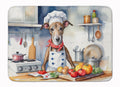 Greyhound The Chef Memory Foam Kitchen Mat Machine Washable Anti-Fatigue Cushion Comfort Bath or Kitchen Rug