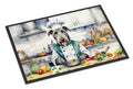 Irish Wolfhound The Chef Doormat Indoor Outdoor 18H X 27W Front Door Mat Rugs for Entryway, Non Slip Washable