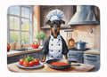Manchester Terrier The Chef Memory Foam Kitchen Mat Machine Washable Anti-Fatigue Cushion Comfort Bath or Kitchen Rug