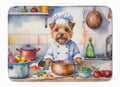 Norfolk Terrier The Chef Memory Foam Kitchen Mat Machine Washable Anti-Fatigue Cushion Comfort Bath or Kitchen Rug