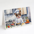 Papillon The Chef Greeting Cards Pack of 8 Blank Cards with Envelopes Whimsical A7 Size 5x7