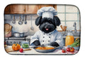 Puli The Chef Dish Drying Mat Absorbent Dish Drying Mat Pad for Kitchen Counter Dish Drainer Mat for Countertop, 14 x 21", Multicolor