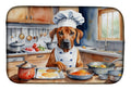 Rhodesian Ridgeback The Chef Dish Drying Mat Absorbent Dish Drying Mat Pad for Kitchen Counter Dish Drainer Mat for Countertop, 14 x 21", Multicolor