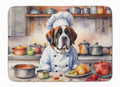 Saint Bernard The Chef Memory Foam Kitchen Mat Machine Washable Anti-Fatigue Cushion Comfort Bath or Kitchen Rug