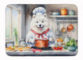 Samoyed The Chef Memory Foam Kitchen Mat Machine Washable Anti-Fatigue Cushion Comfort Bath or Kitchen Rug