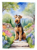 Airedale Terrier Spring Garden Garden Flag Mailbox Decorative Yard Banner Outside Patio Artwork for Flower Beds, Garden Size, Multicolor