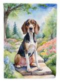 American English Coonhound Spring Garden Garden Flag Mailbox Decorative Yard Banner Outside Patio Artwork for Flower Beds, Garden Size, Multicolor
