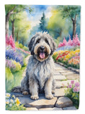 Bergamasco Sheepdog Spring Path Garden Flag Mailbox Decorative Yard Banner Outside Patio Artwork for Flower Beds, Garden Size, Multicolor