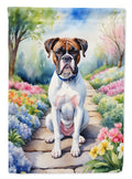 Boxer Spring Path Garden Flag Mailbox Decorative Yard Banner Outside Patio Artwork for Flower Beds, Garden Size, Multicolor