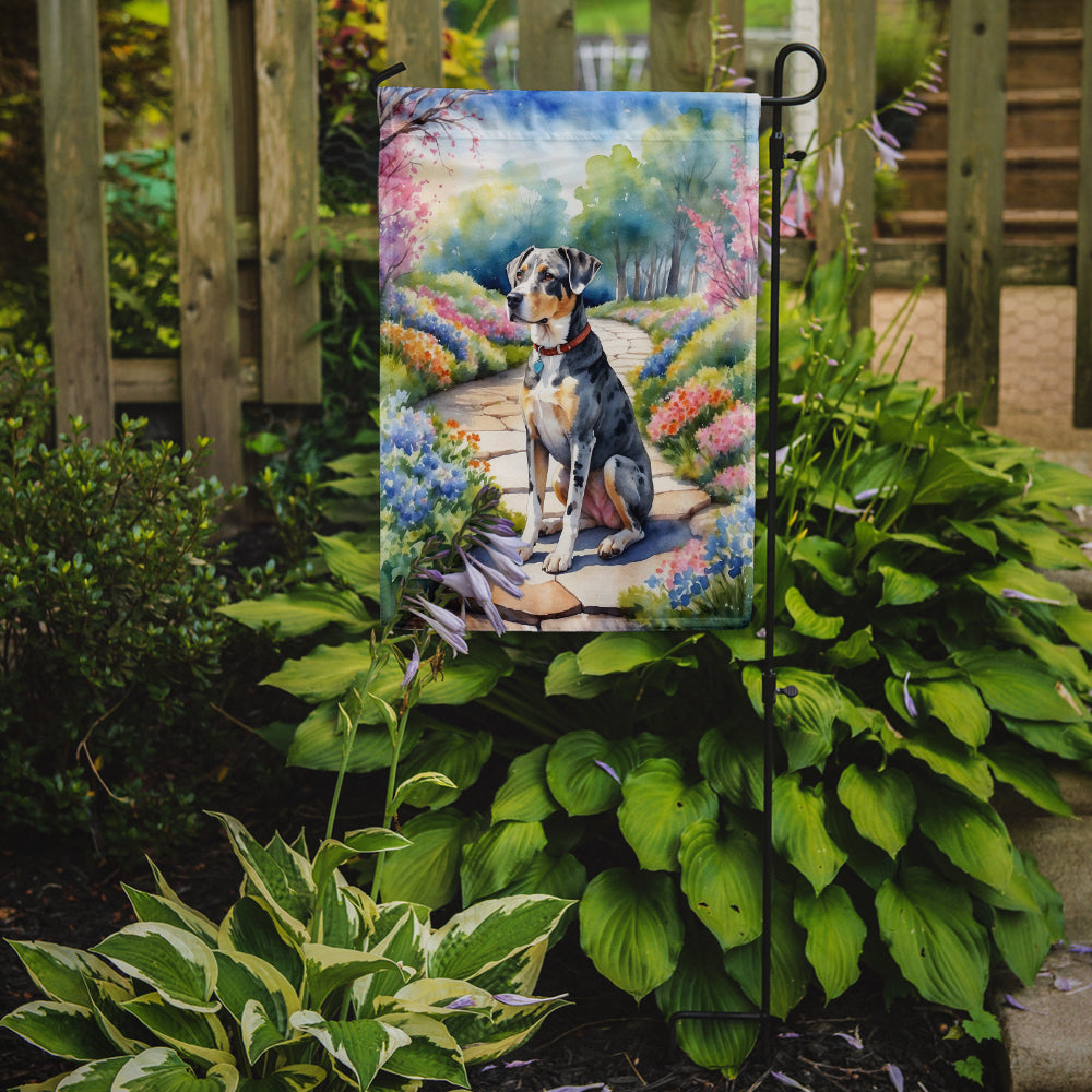 Catahoula Spring Path Garden Flag Mailbox Decorative Yard Banner Outside Patio Artwork for Flower Beds, Garden Size, Multicolor