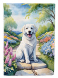 Kuvasz Spring Path Garden Flag Mailbox Decorative Yard Banner Outside Patio Artwork for Flower Beds, Garden Size, Multicolor