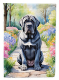 Neapolitan Mastiff Spring Path Garden Flag Mailbox Decorative Yard Banner Outside Patio Artwork for Flower Beds, Garden Size, Multicolor