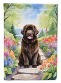 Newfoundland Spring Path Garden Flag Mailbox Decorative Yard Banner Outside Patio Artwork for Flower Beds, Garden Size, Multicolor