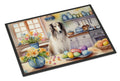 Decorating Easter Borzoi Doormat Indoor Outdoor 24H X 36W Front Door Mat Rugs for Entryway, Non Slip Washable Low Pile,